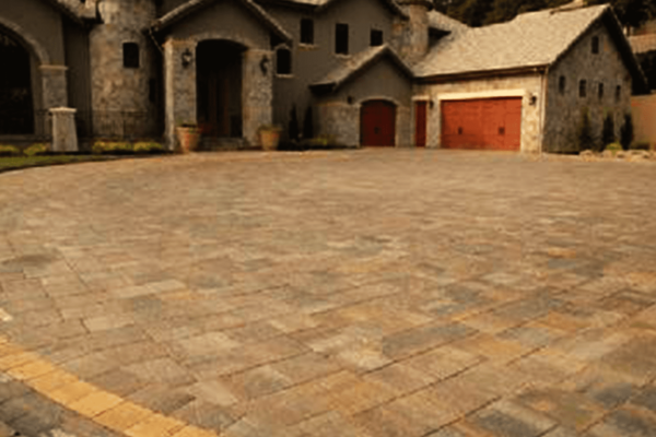 Calstone interlocking pavers driveway