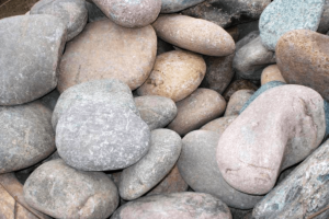 Arizona Cobble Stones on pallet