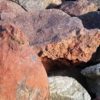 Red Lava Boulder